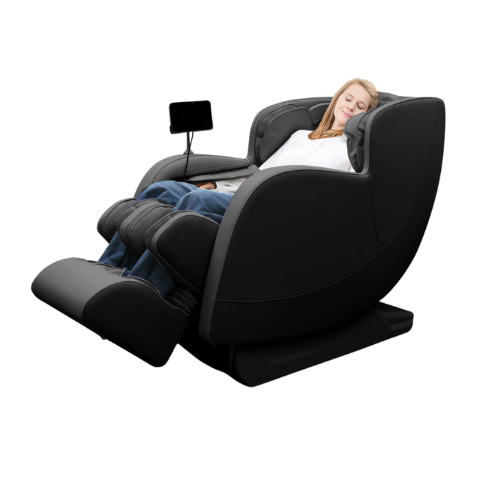 Black Kahuna Dios 6800 full-body massage chair featuring advanced 6D massage, air compression, and modern ergonomic design.