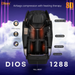 Kahuna Dios 1288 heat therapy feature with targeted lumbar and leg warmth for enhanced muscle relaxation.