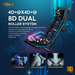 Kahuna Dios 1288 8D dual roller system with independent upper and lower body massage modules for full-body coverage.