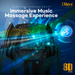 Kahuna Dios 1288 immersive music experience with built-in speakers for enhanced relaxation during massage.