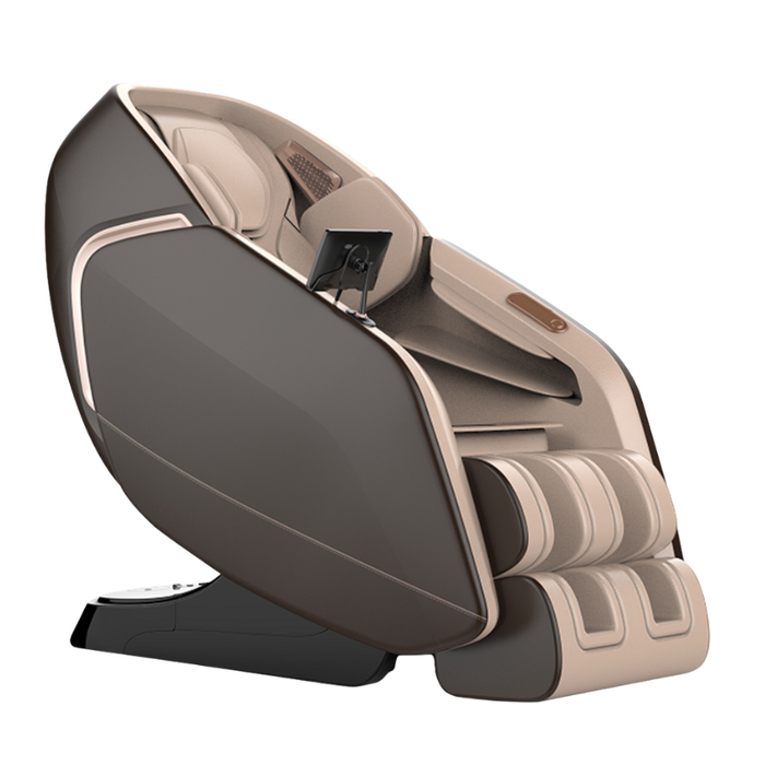 Kahuna Dios-7300 massage chair in beige with a contemporary, elegant finish and ergonomic design for full-body comfort.