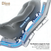 Kahuna Dios Flexa massage chair with 56-inch Flex Track for extended full-body coverage from neck to glutes.