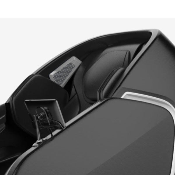 Built-in Bluetooth speakers on the Kahuna Dios-7300 massage chair providing wireless audio for music and relaxation.