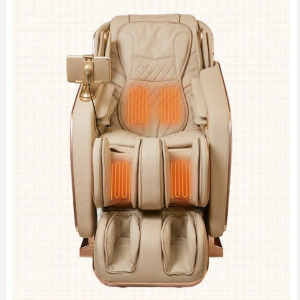 Kahuna Dios Flexa massage chair with back and leg heat therapy for improved circulation and muscle relaxation.