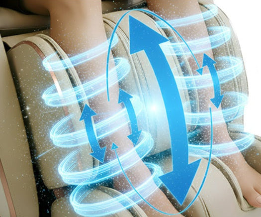 Kahuna Dios Flexa massage chair calf acupressure massage for targeted lower leg relief and improved circulation