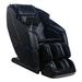 Black Kyota Kizuna M688 full-body massage chair showing sleek upholstery, modern design, and ergonomic contours.