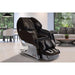 Kyota Yosei M868 4D massage chair in brown in a living room setting.
