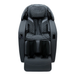 Kyota Yugana M780 4D Massage Chair in matte black, front view showing ergonomic design, full-body recline, and premium upholstery.