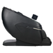 Side view of the black Kyota Zenyu M338 massage chair showing its reclining profile and ergonomic contours.