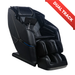 Kyota Kizuna M688 black massage chair angled view showing dual-track full-body massage chair design.