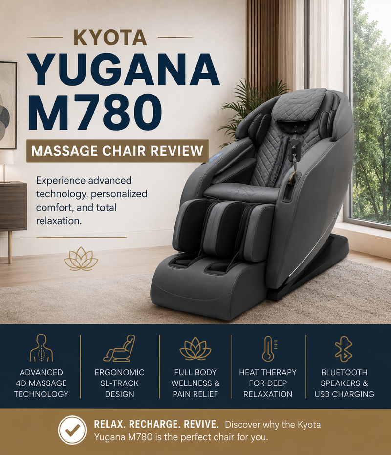 Discover the Kyota Yugana M780 in this comprehensive Massage Chair Review.