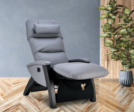 Relaxing in style with the Svago Lite Zero Gravity Recliner means enjoying a sleek, modern design while experiencing luxurious comfort and advanced features like intelligent vibrational technology and heat therapy.