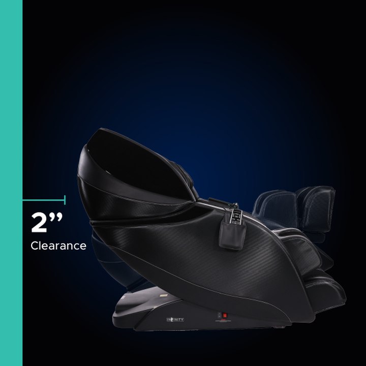 Infinity Evolution Max massage chair Zero Wall Fit™ space-saving recline technology.