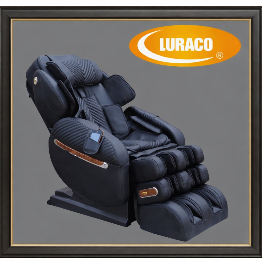 Luraco massage chair with medical-grade design and full-body therapeutic features