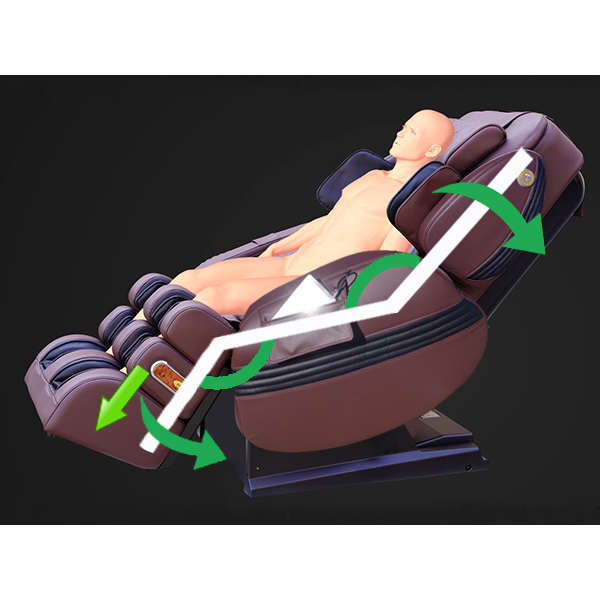 The Luraco Model Hybrid offers advanced full- stretching technologies for the back, lower back, legs, and feet, designed to decompress the spine, alleviate muscle stiffness, and enhance flexibility. 