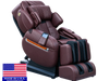 Luraco iRobotics 11 Special Edition Medical Massage Chair in chocolate brown with premium leather upholstery and sophisticated luxury design.
 Copy