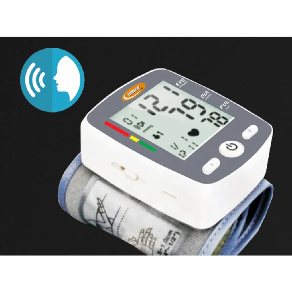 The Luraco iRobotics i9 Max Royal Edition comes with an optional integrated blood pressure and heart rate monitor.  