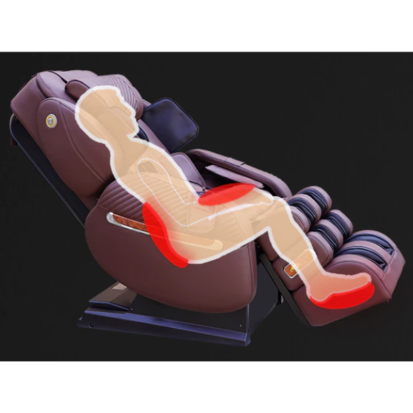 The Luraco i9 Max Special Edition Massage Chair uses heat therapy to relieve aching muscles and joints to promote relaxation.