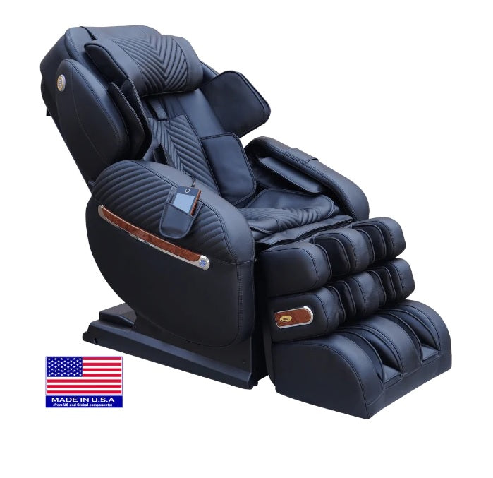 The Luraco i9 Max SE massage chair is Made in the U.S.A. and comes with top notch luxury features and massage styles.  