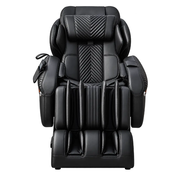 Luraco iRobotics i11 Special Edition Medical Massage Chair in black, front view.