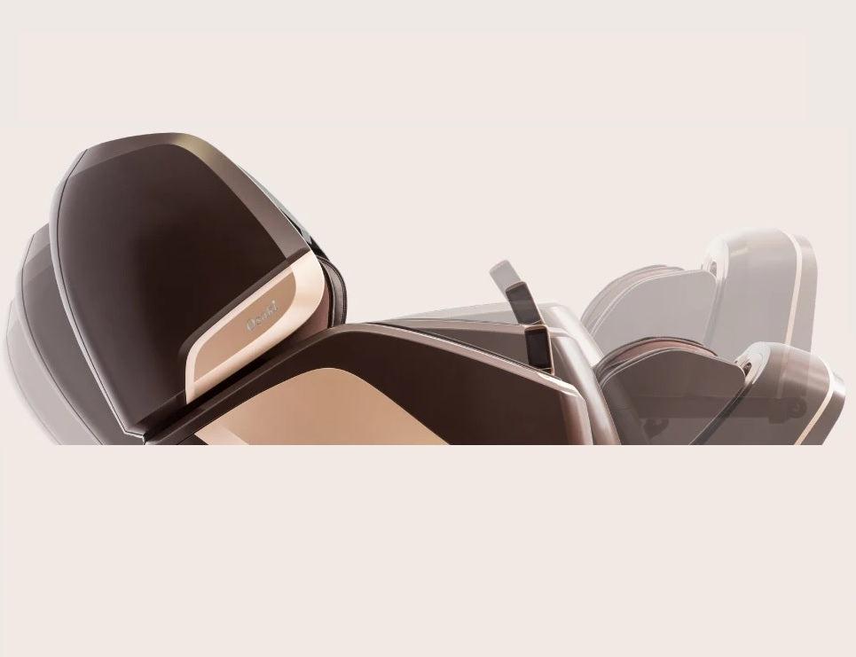 The Osaki Maestro’s NASA-inspired Zero-Gravity feature reclines the body with knees elevated above the chest, enhancing circulation and promoting deep relaxation for a more effective massage.