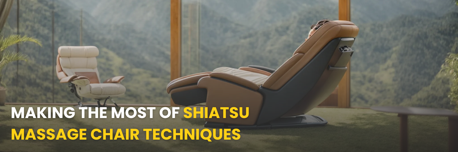 Maximize relaxation with Shiatsu chair techniques: target pressure points, adjust intensity, and enjoy regular, soothing sessions.