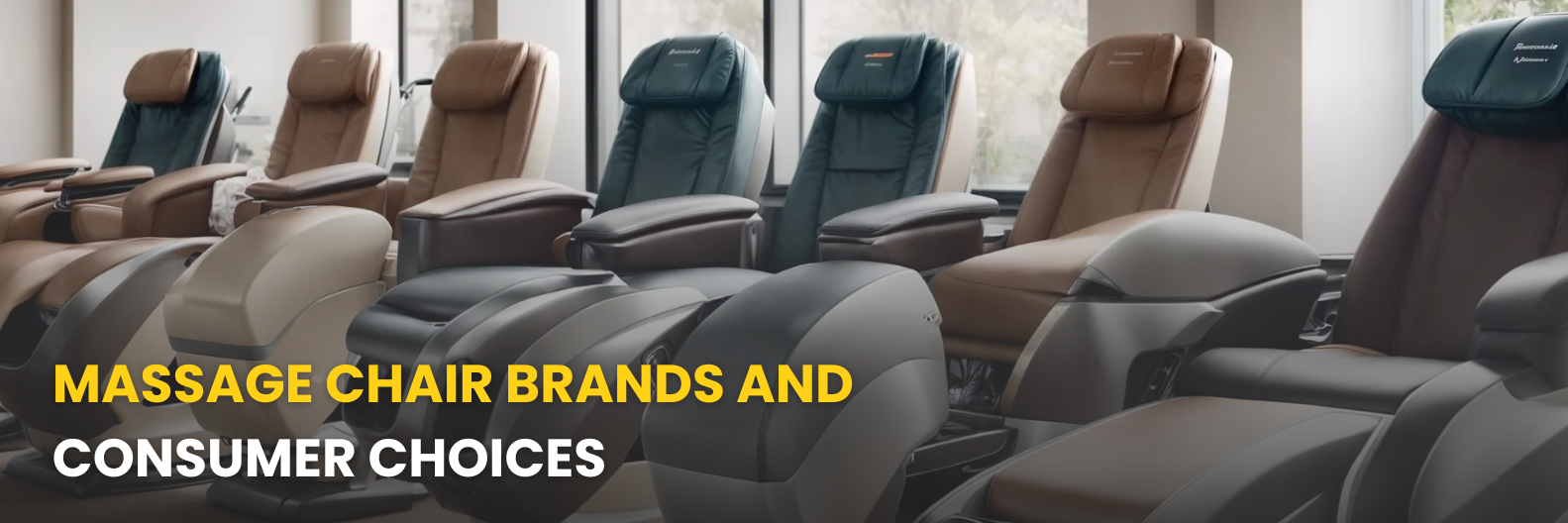 Explore various brands of massage chairs, each offering unique features and comfort for a personalized relaxation experience.