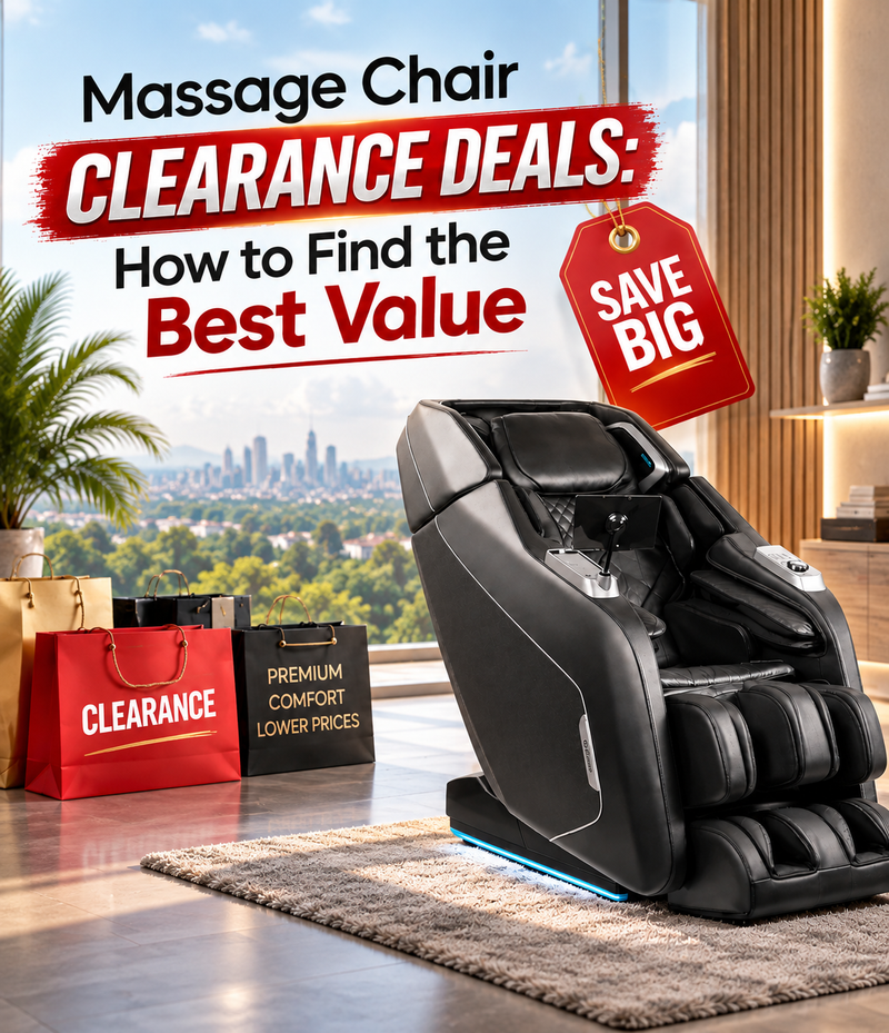 Find the best Massage Chair Clearance Deals and learn how to save on premium models without sacrificing features, quality, or comfort.