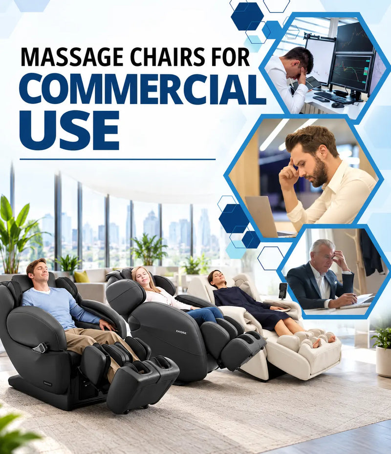 Learn about the best massage chairs for commercial use.