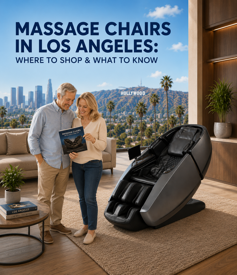 Shopping for a massage chair in Los Angeles? Learn what features to look for, why visiting a showroom matters, and how to choose the right chair for your lifestyle.