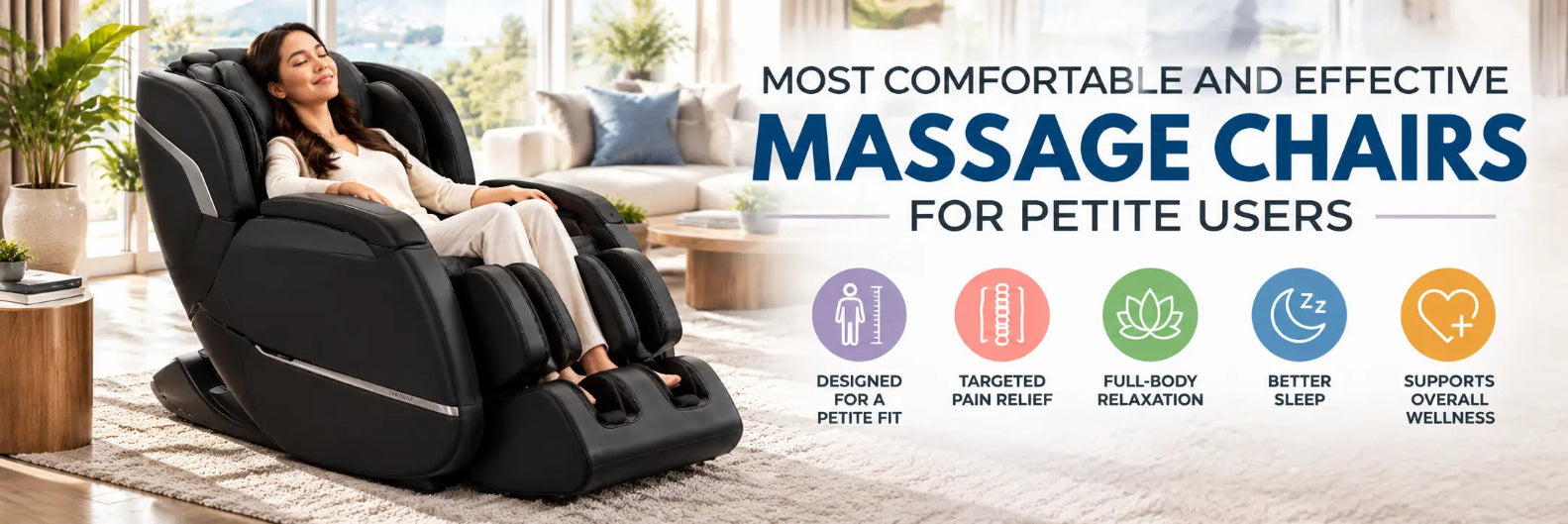 Explore the top massage chairs designed for smaller body frames. Learn what to look for in the ideal fit and discover our favorite models for comfort, advanced features, and therapeutic relief.