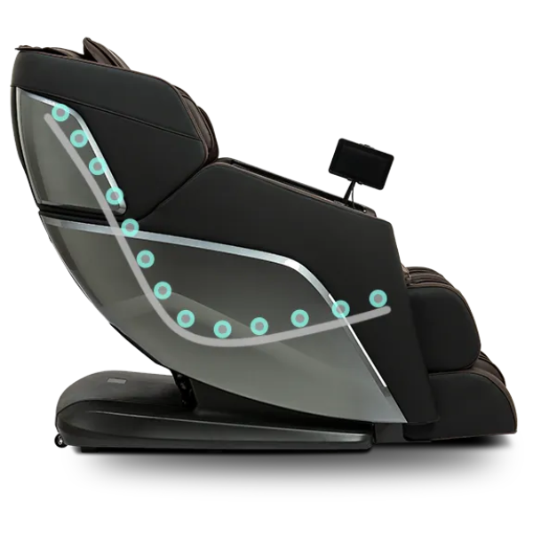 The Ogawa Active XL 3D Massage Chair offers SL-Track that curves to a natural spine shape from the head to the thighs. 