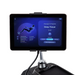 Touchscreen tablet controller of the Osaki 4D Bravo Duo Massage Chair, featuring an intuitive interface for easy navigation and customization of massage settings.