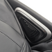Bluetooth speakers built into the Kairos Duo massage chair’s headrest, featuring dual mesh drivers and ambient LED lighting for immersive audio.