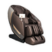 Osaki Kairos Duo 5D+4D massage chair in brown tone, angled to showcase its space-saving zero-gravity recline and multi-zone heating elements.