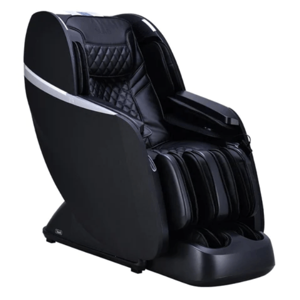 Osaki Platinum- Vera 4D+ massage chair has 4D rollers, an L track, intelligent health detection, zero gravity and comes in black.