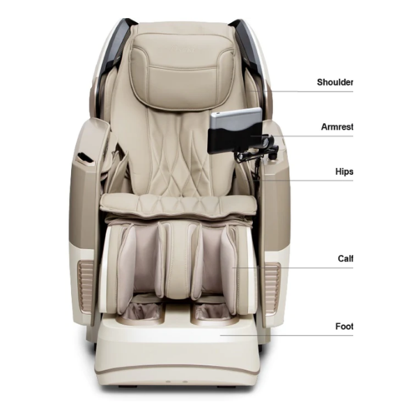 The Osaki 4D Maestro LE 2.0 massage chair incorporates 30 air cells providing immaculate compression therapy. 