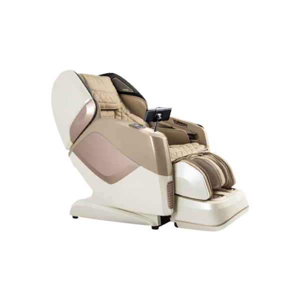 The Maestro LE 2.0 massage chair has a user-friendly touch screen tablet remote, heated rollers, and advanced reflexology. 