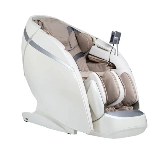 The Osaki DuoMax 4D Massage Chair is one of the best shiatsu massage chairs, offering advanced 4D roller technology, dual heating, and an ergonomic dual track system to deliver a deeply relaxing and precise full-body shiatsu massage.