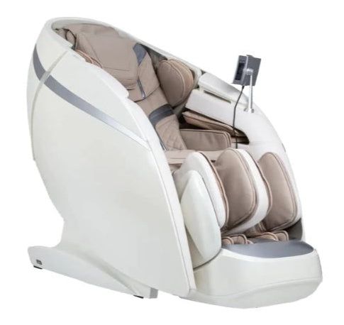 The Osaki DuoMax 4D Massage Chair is one of the best shiatsu massage chairs, offering advanced 4D roller technology, dual heating, and an ergonomic dual track system to deliver a deeply relaxing and precise full-body shiatsu massage.