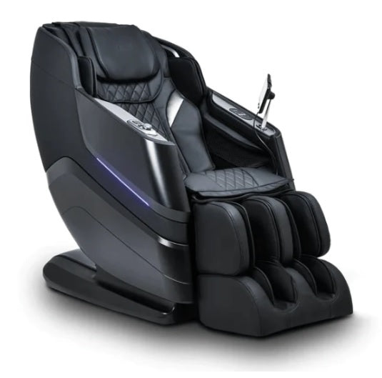 The Titan Epic massage chair has a number of luxury features including a touchscreen tablet, voice control, and 4D rollers. 