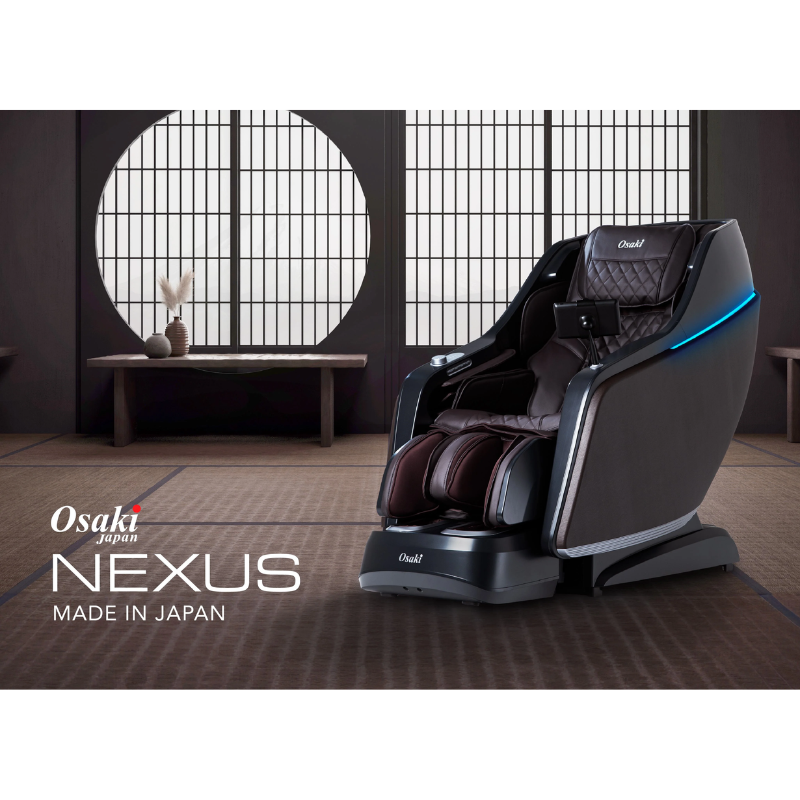 The Osaki Nexus is an advanced 4D massage chair that’s made in Japan with precision and care to embody the essence of Japanese craftsmanship. 