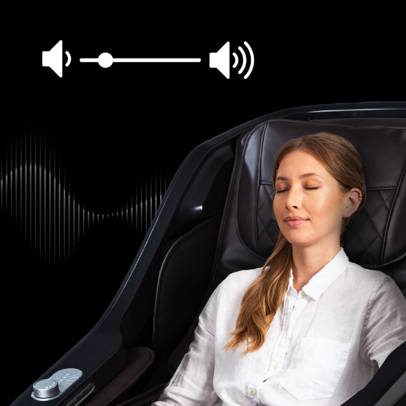 The Osaki Nexus uses noise reduction technology to minimize disruptive sounds during your massage session. 