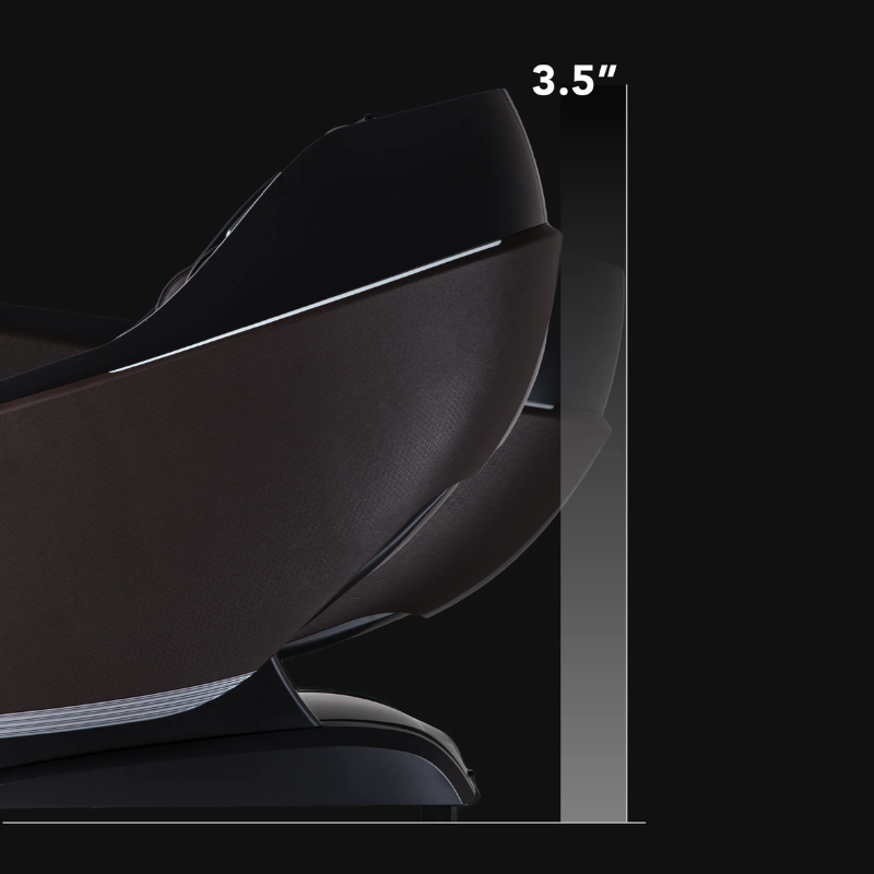 When fully reclined, the Nexus only needs 3.5 inches from the wall thanks to its Space Saving Technology. 