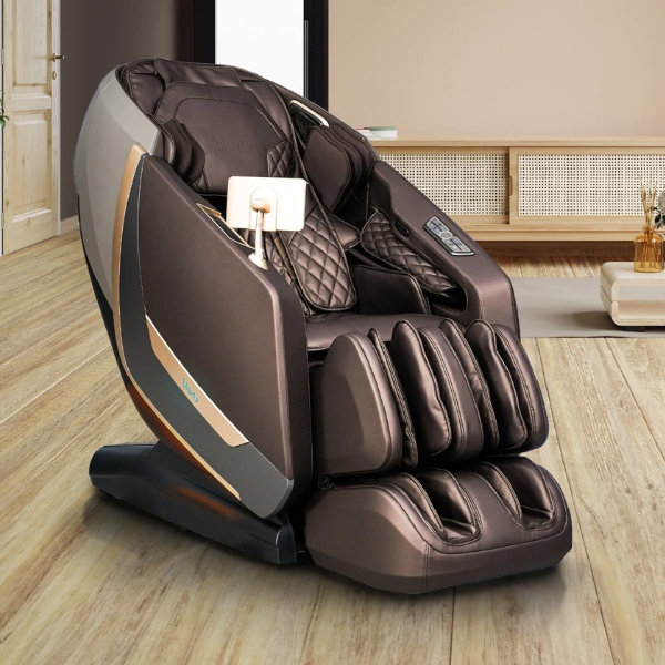 The Osaki Kairos 4D Massage Chair is considered one of the best new 4D massage chairs on the market due to its advanced 4D roller technology that offers a highly customizable massage experience, effectively mimicking the techniques of a professional therapist while targeting specific pressure points and providing deep muscle relief.