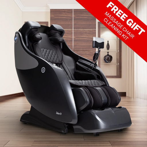 The Osaki OP-4D Master Massage Chair comes with 4D rollers, an L-Track system, full-body air compression, and comes with Free Gift