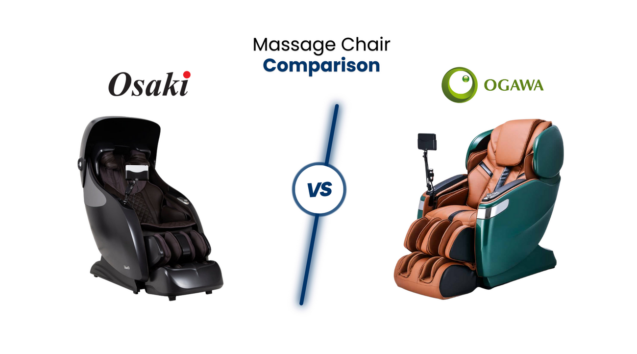 In this comprehensive massage chair comparison, we’ll compare the similarities and differences between the Osaki Xrest and Ogawa Master Drive 2.0 4D massage chairs. 