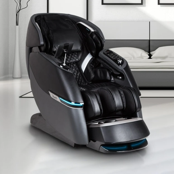 Experience ultimate relaxation with the Osaki AI Vivo 4D + 2D Massage Chair with an innovative 4D and 2D massage mechanism. 
