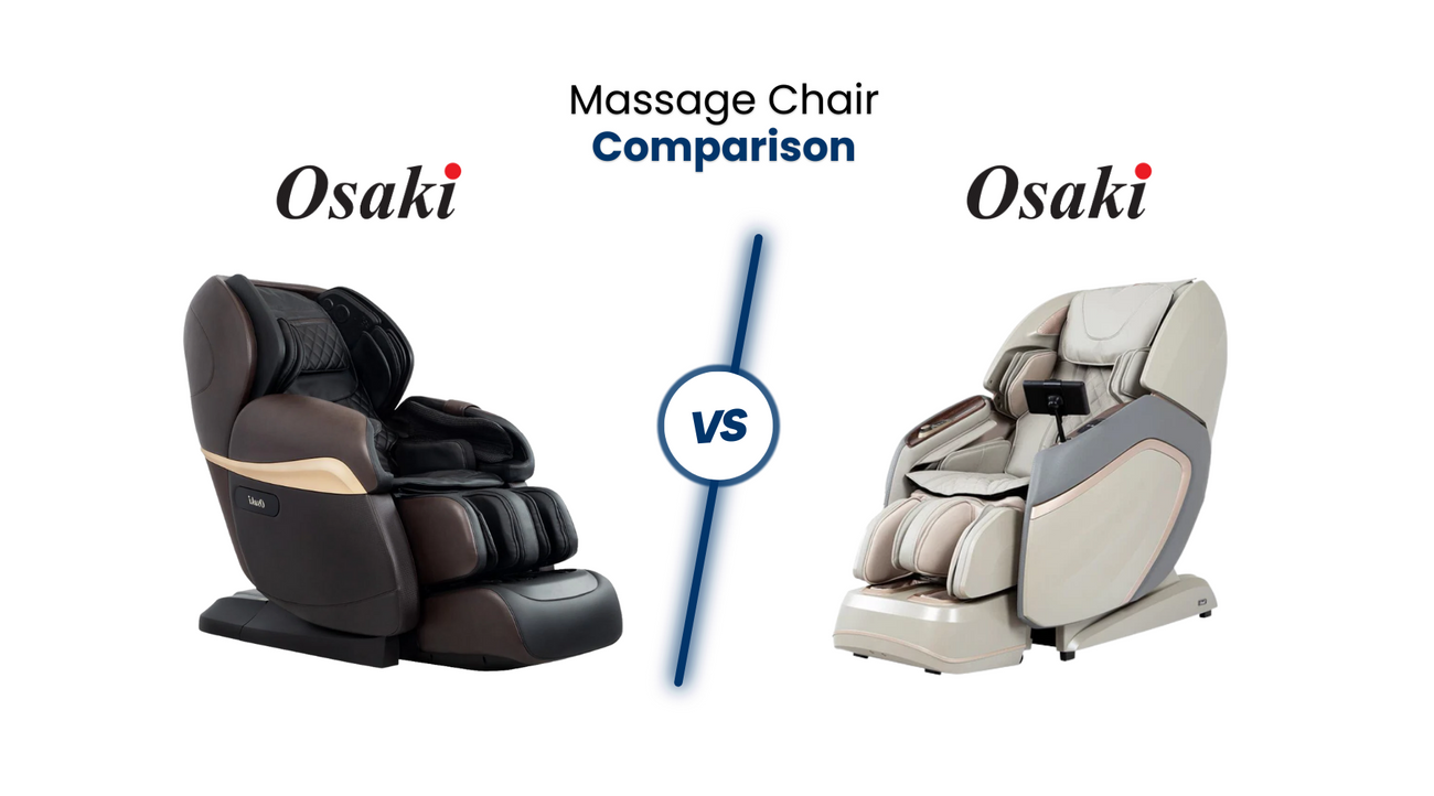 In this comprehensive massage chair comparison, we’ll compare the similarities and differences between the Osaki Paragon and Osaki Emperor 4D massage chairs. 
