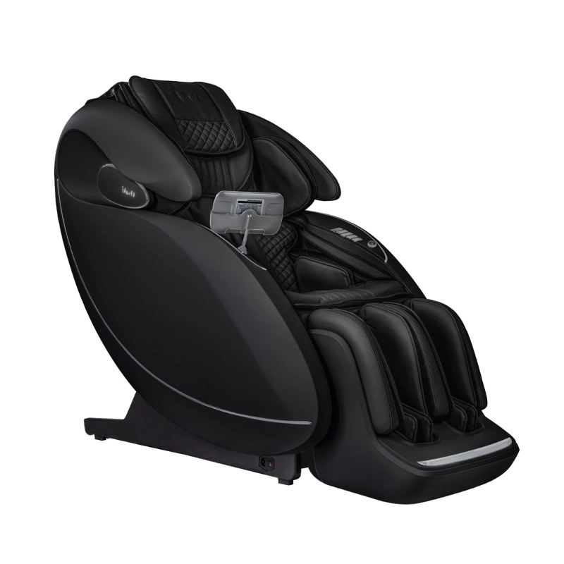 The Osaki Solis 4D Massage Chair, featured in the article, stands out for its versatile 4D massage system and sleek design, providing a luxurious and highly customizable massage experience.